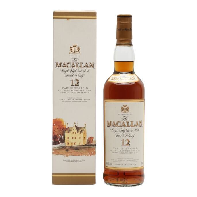 Macallan 12 Year Old Sherry Wood Late 1990s/Early 2000s