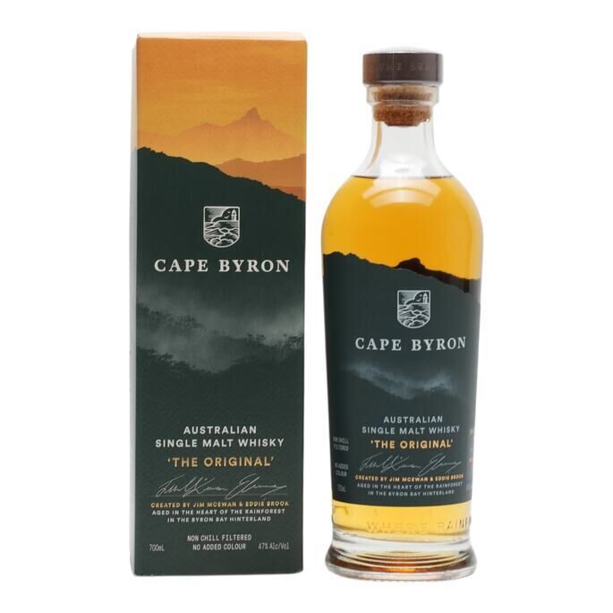 Cape Byron The Original, American Oak Ex-Bourbon Cask, Batch No. 9, 47% whisky bottle