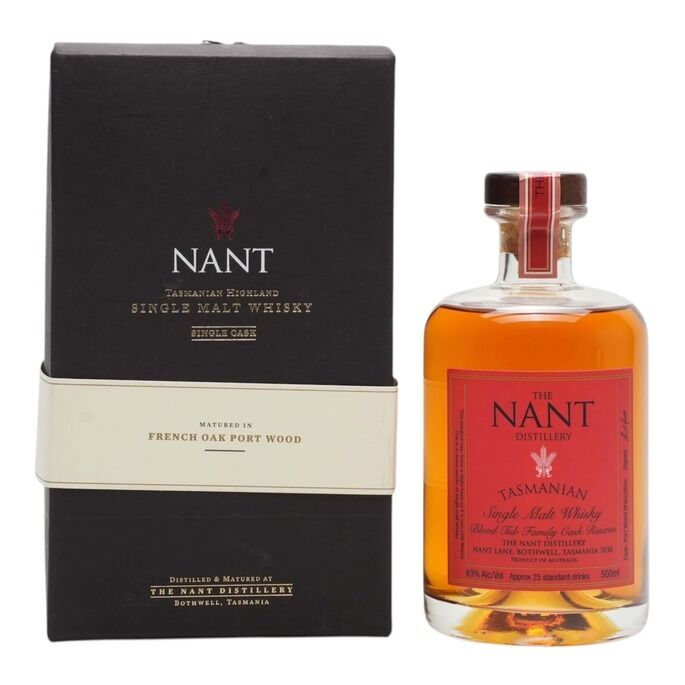 Nant French Oak Port Cask Strength Single Cask, Port Cask, 63% whisky bottle