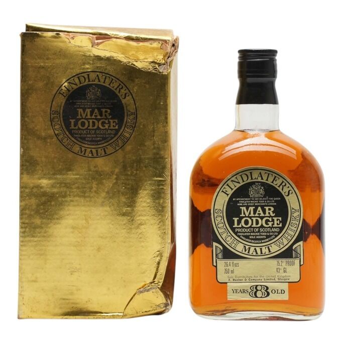 Findlater's Mar Lodge 8 Year Old, Official Bottling, 43% whisky bottle