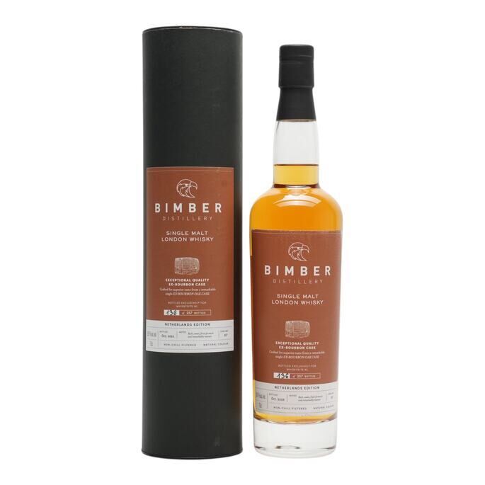 Bimber Netherlands Edition 4 Year Old, Ex-Bourbon Cask, Cask #87, 2020, 59.7% whisky bottle