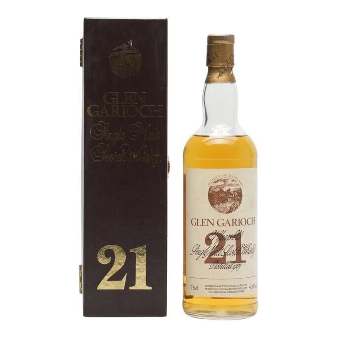 Glen Garioch 21 Year Old, 43% whisky bottle