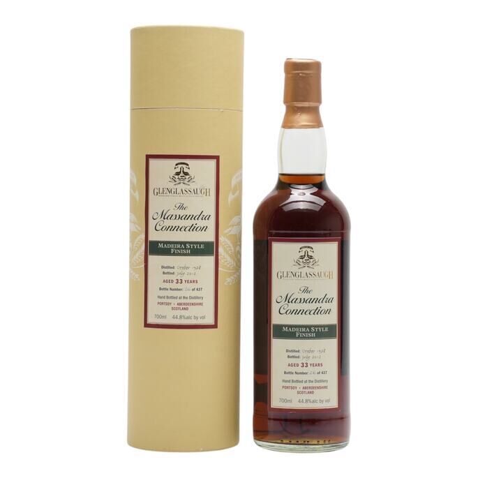 Glenglassaugh The Massandra Connection Madeira Style Finish 33 Year Old, Madeira Cask, 2012, 44.8% whisky bottle