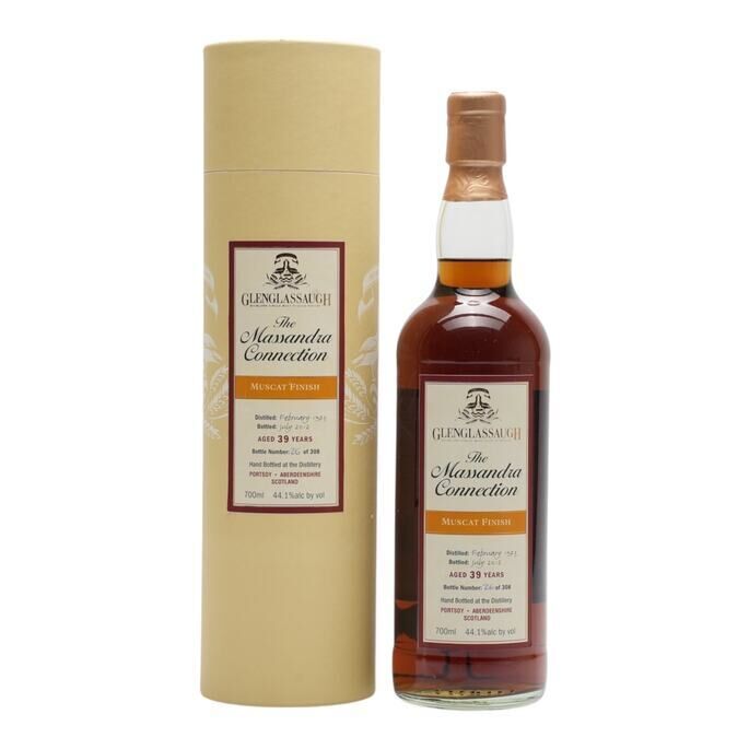Glenglassaugh The Massandra Connection Muscat Finish 39 Year Old, Bourbon & Muscat Cask, 2012, 44.1% whisky bottle