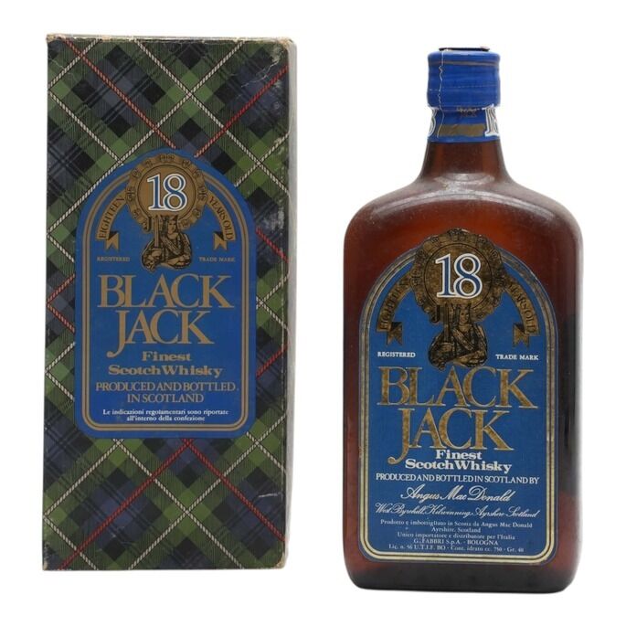 Angus MacDonald Black Jack 18 Year Old, Oak Cask, Angus MacDonald, 40% whisky bottle