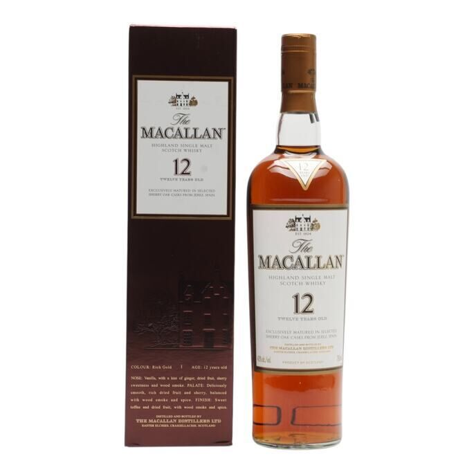 Macallan 12 Year Old Sherry Oak (750ml)