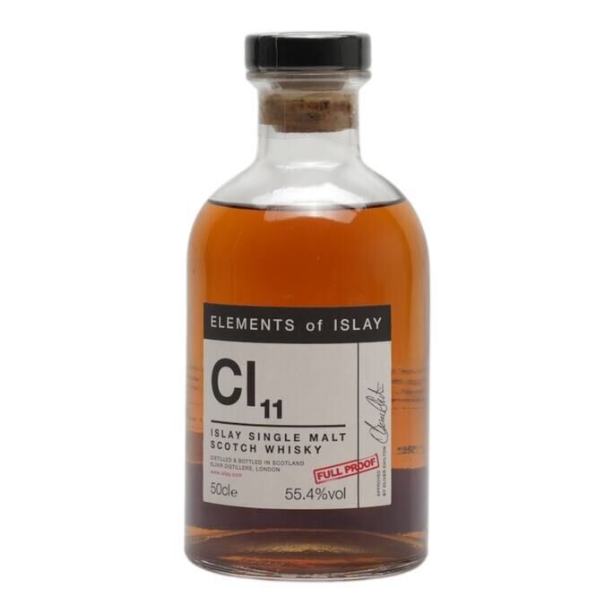 Caol Ila Elements of Islay 10 Year Old, Bourbon & Sherry Cask, Cl11, 2008, Elixir Distillers, 55.4% whisky bottle