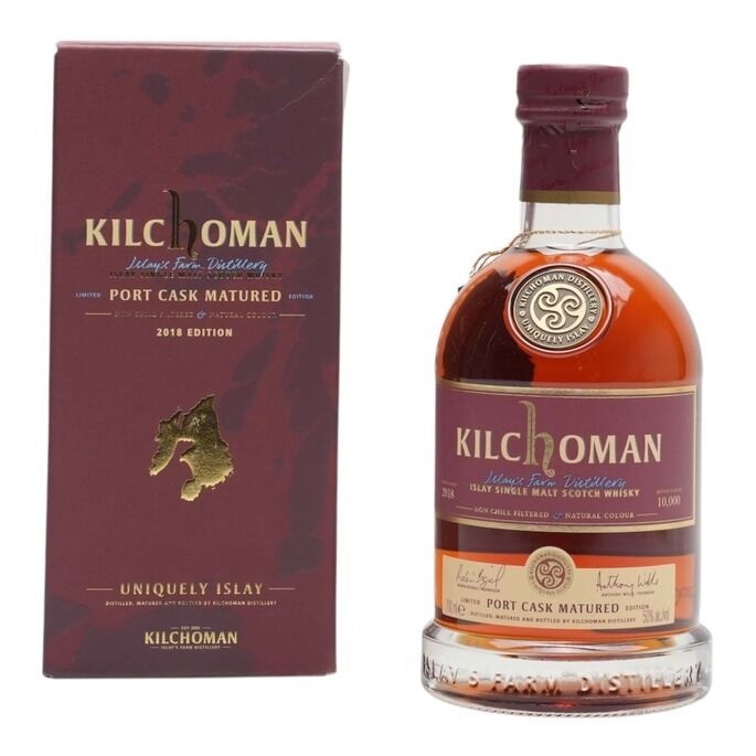 Kilchoman Port Cask Matured 4 Year Old, Port Cask, 2018 Edition, 2018, 50% whisky bottle