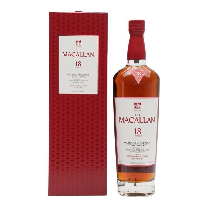 Macallan 18 Year Old Sherry Oak 2025 Release