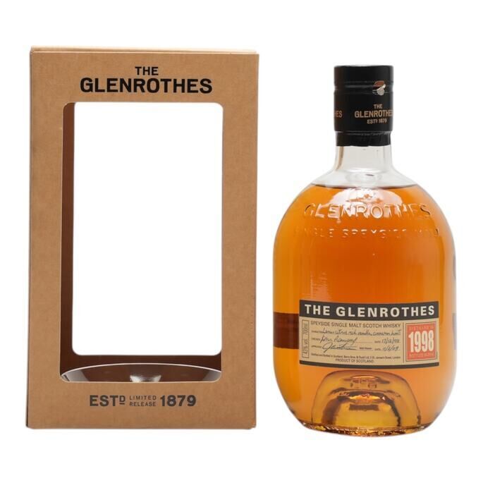 Glenrothes 1998 Vintage 15 Year Old, Bourbon & Sherry Cask, 2013, 43% whisky bottle