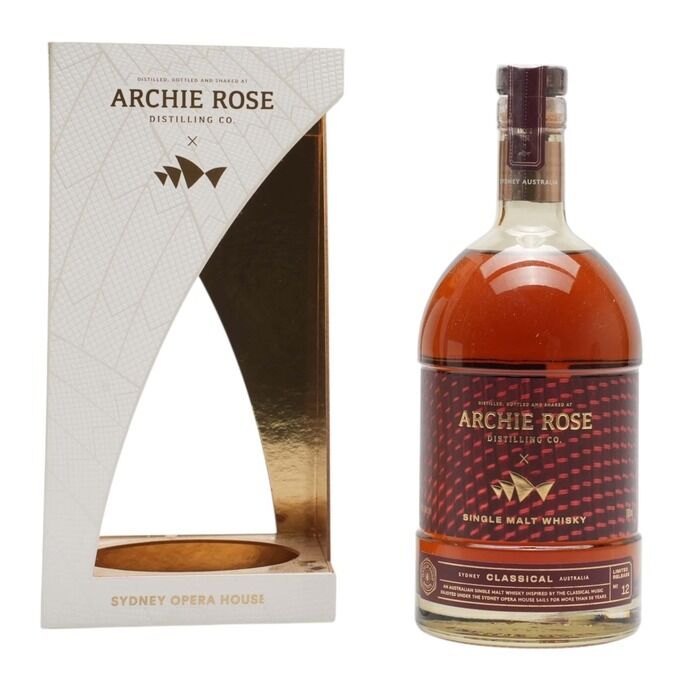 Archie Rose Classical Whisky No. 1, Bourbon & Sherry Cask, Batch No. 1, 46% whisky bottle