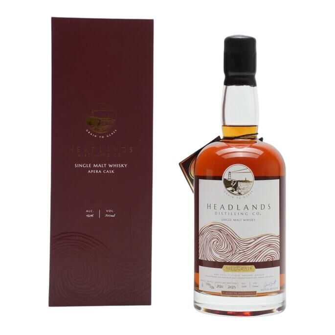 Headlands Apera Cask #5 Year Old, Batch No. 11, 2025, 46% whisky bottle