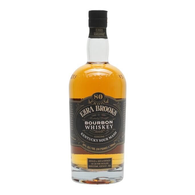 Ezra Brooks Kentucky Straight Bourbon, New Charred American Oak Cask, 40% whisky bottle