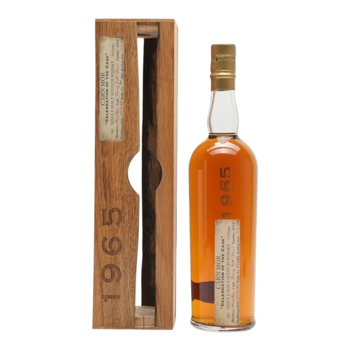 Macallan Celebration of the Cask 43 Year Old, Sherry Cask, Cask #2114, 1965, Carn Mor, 54.1% whisky bottle