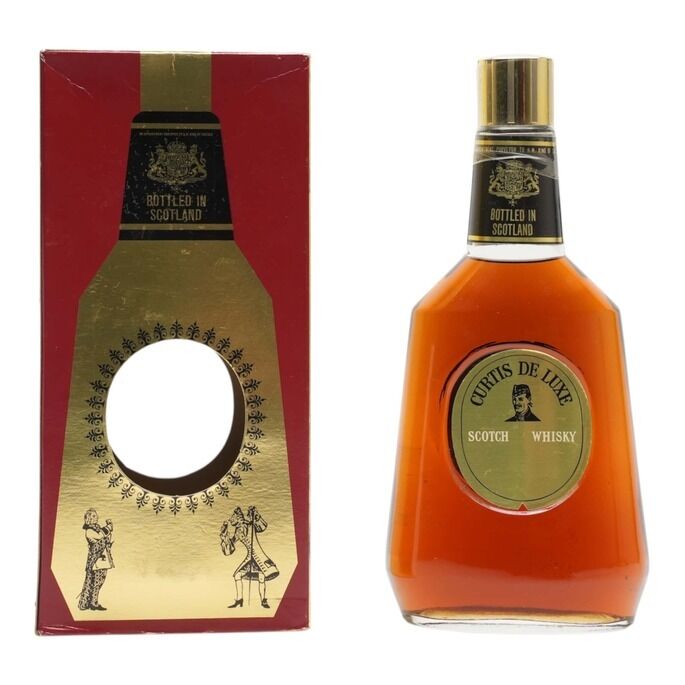 Curtis De Luxe, 43% whisky bottle