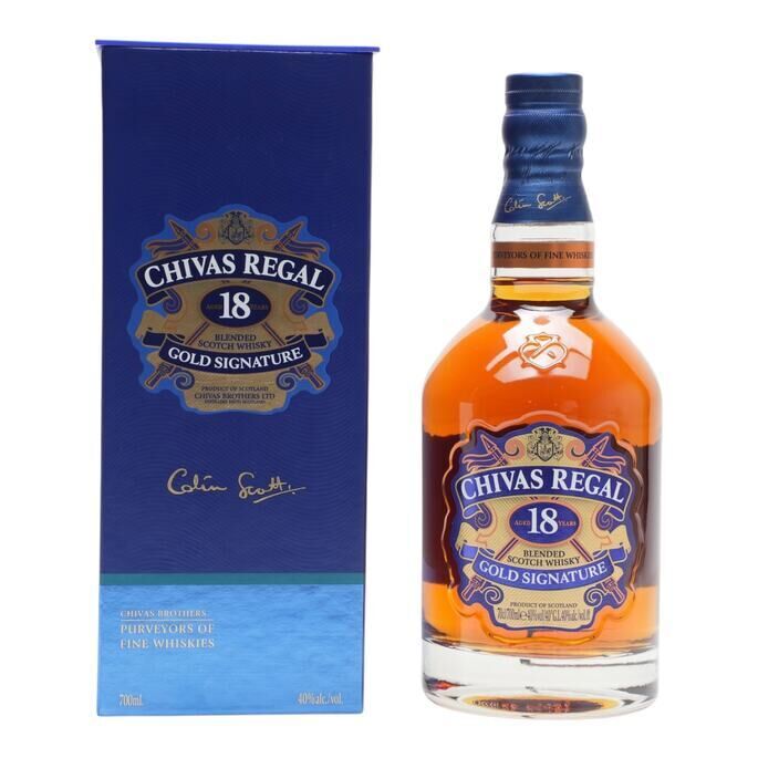 Chivas Regal Gold Signature 18 Year Old, 40%, 70cl whisky bottle