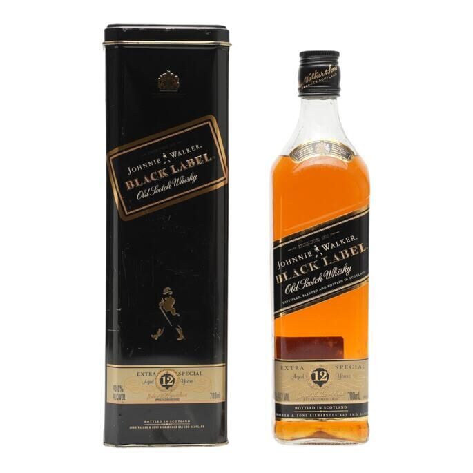 Johnnie Walker Black Label 12 Year Old Extra Special 1990s Bottling, Oak Cask, 1998, 43% whisky bottle