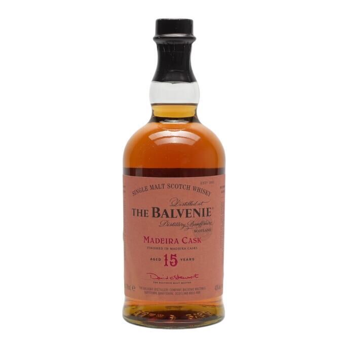 Balvenie Madeira Cask 15 Year Old, 2021, 43% whisky bottle