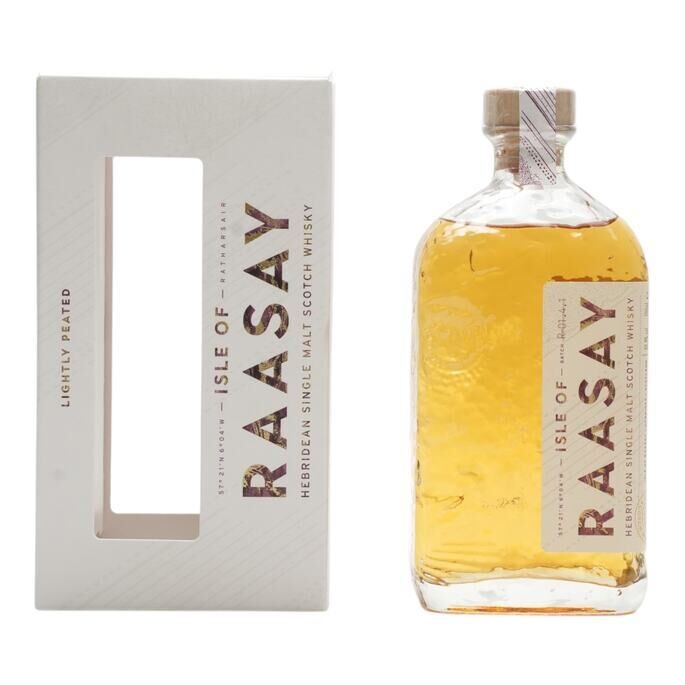 Isle of Raasay Lightly Peated, Chinkapin Oak & Red Wine & Rye Cask, Batch No. R-01.4.1, 2025, 46.4% whisky bottle