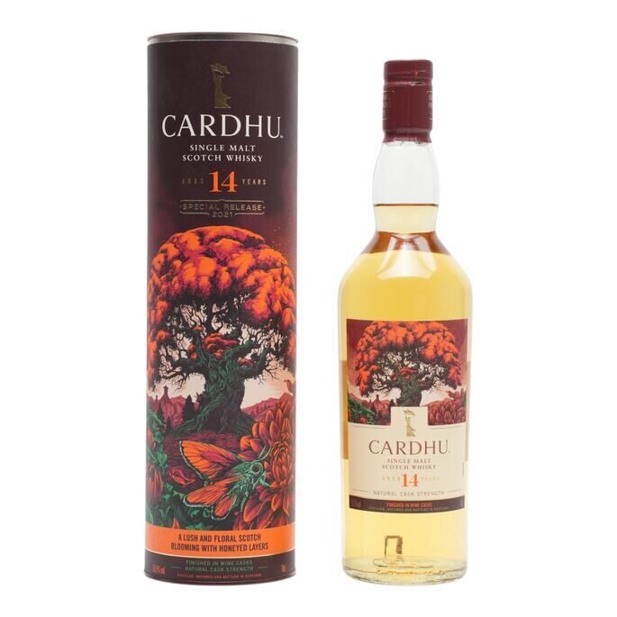 Cardhu Special Release 14 Year Old, Wine Cask, 2021, 55.5% whisky bottle