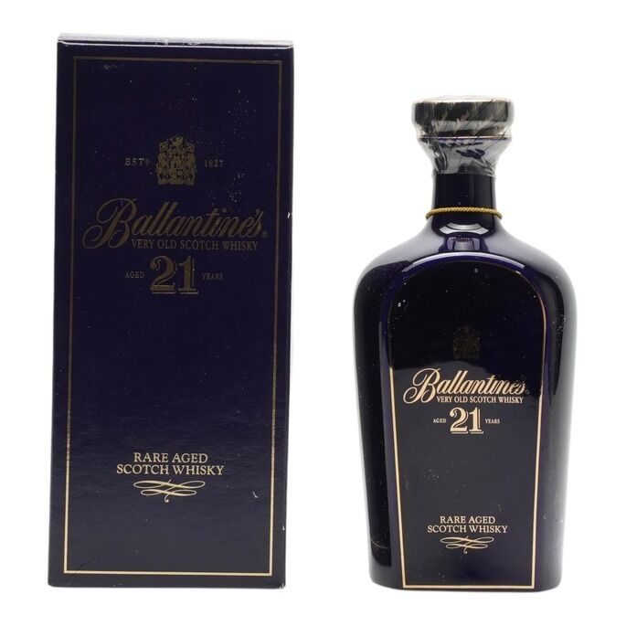 Ballantine's 21 Year Old, European Oak Cask, 43% whisky bottle