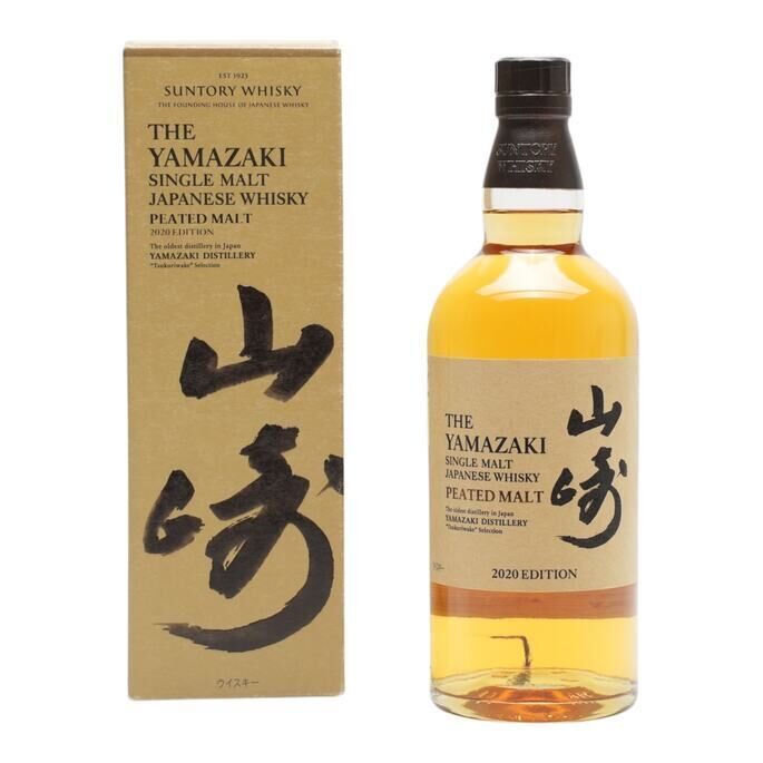 Yamazaki Tsukuriwake Selection Peated Malt, American Oak Cask, 2020, 48% whisky bottle