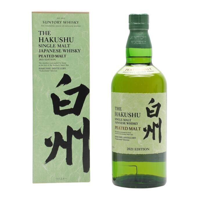 Hakushu Peated Malt 2021 Edition, American Oak Cask, 2021, 48% whisky bottle