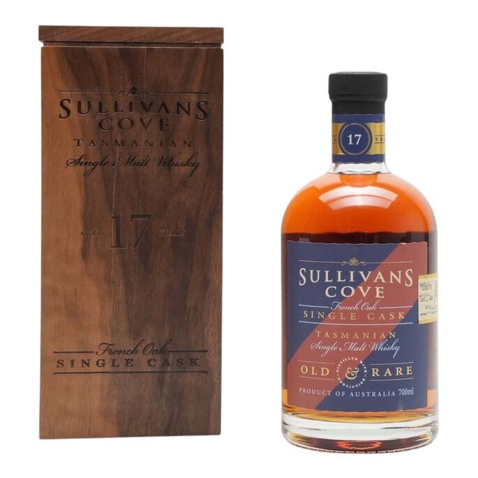 Sullivans Cove Old & Rare 17 Year Old, French Oak Cask, Cask #TD0070, 2023, 47.6% whisky bottle