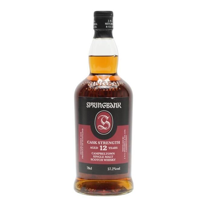 Springbank 12 Year Old Cask Strength, Batch No. 27, 2025, 55.9% whisky bottle