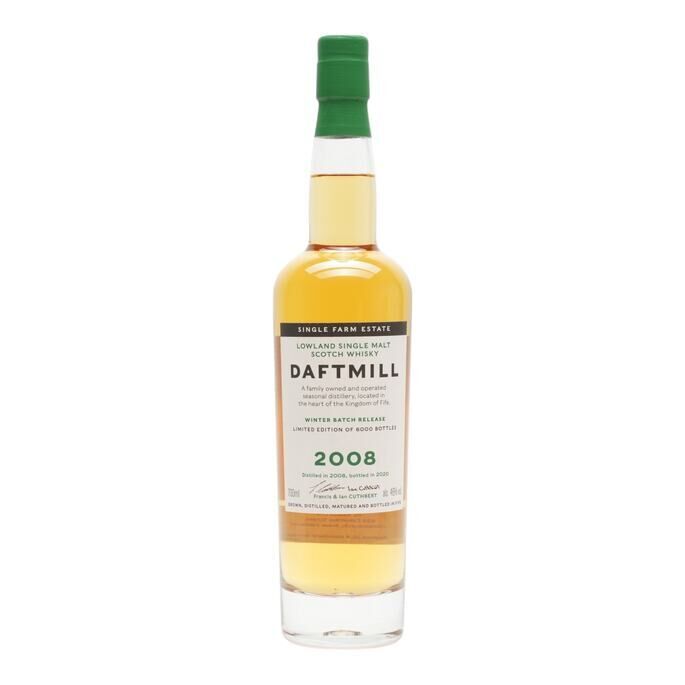 Daftmill Winter Batch No. Release 12 Year Old, Bourbon Cask, 2020, 46% whisky bottle
