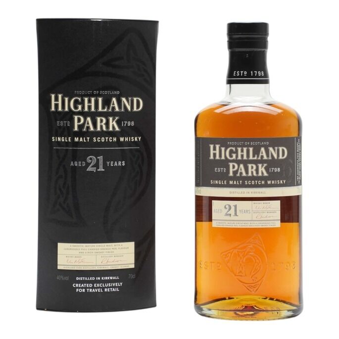 Highland Park 21 Year Old Pre-2017, Sherry Cask, 47.5% whisky bottle