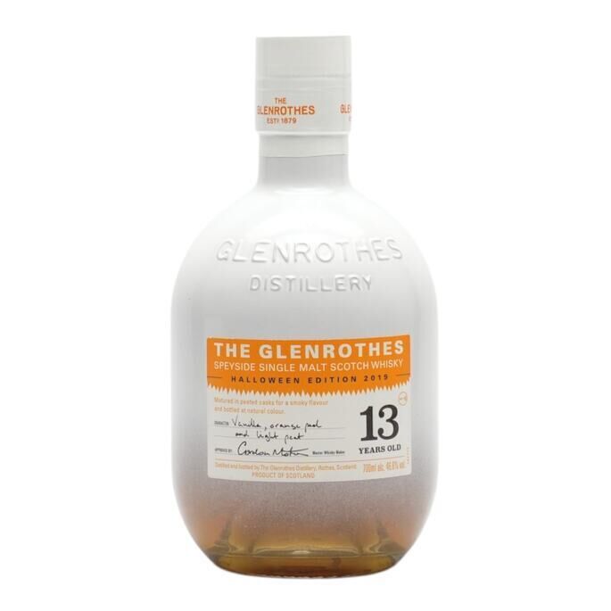 Glenrothes Halloween Edition 13 Year Old, Bourbon & Sherry Cask, Peated Cask Finish, 2019, 46.6% whisky bottle