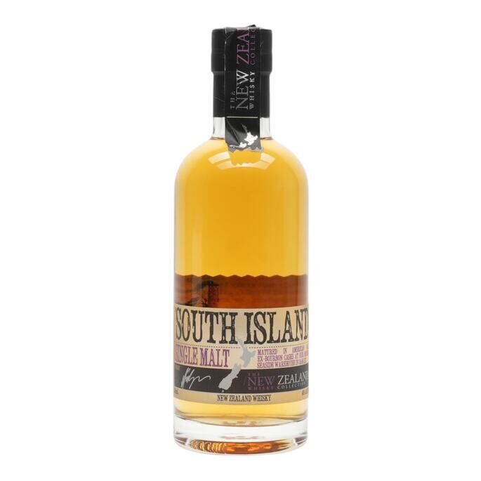 New Zealand Whisky Collection South Island 5 Year Old, American Ex-Bourbon Cask, 40% whisky bottle