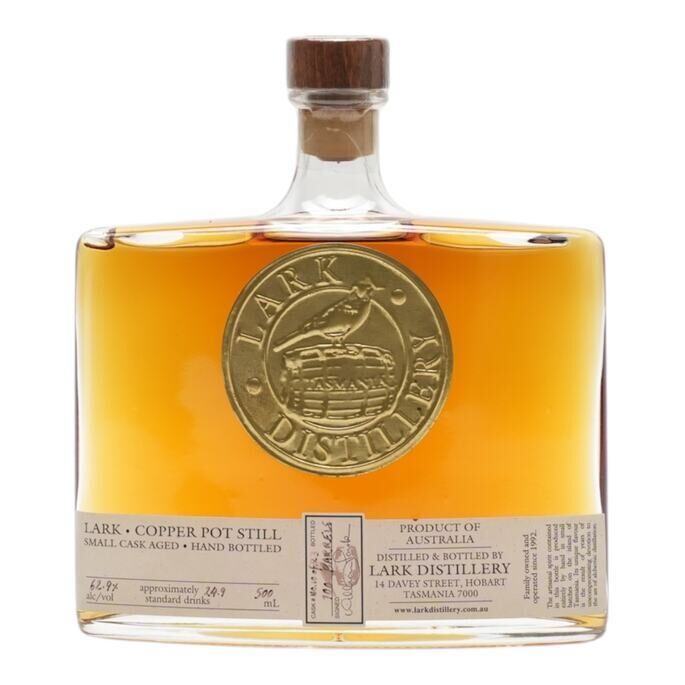 Lark Copper Pot Still Small Cask Aged, 62.9% whisky bottle