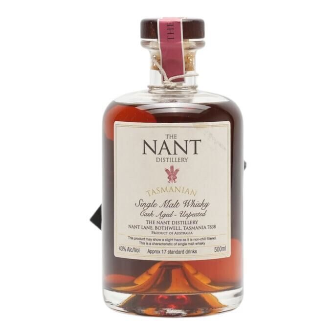 Nant American Oak Port Cask #8, 43% whisky bottle
