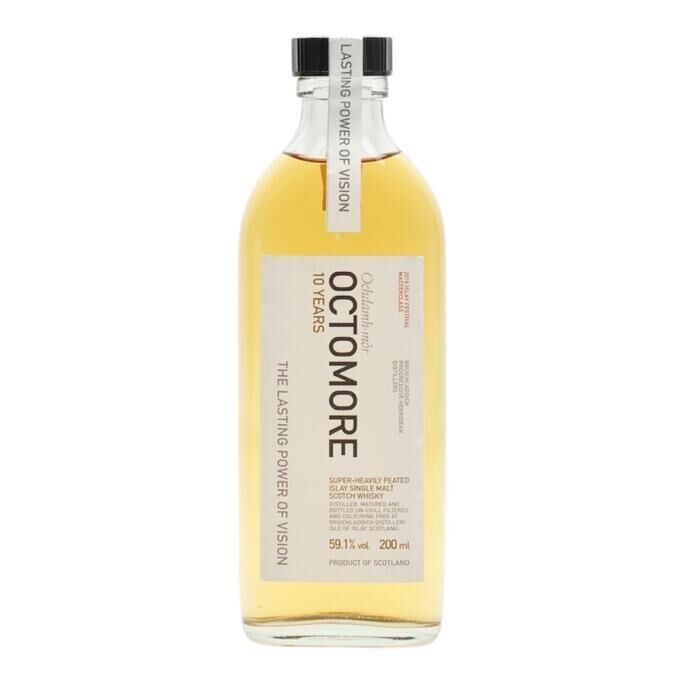 Bruichladdich Octomore 10 Year Old, 2016, 59.1% whisky bottle
