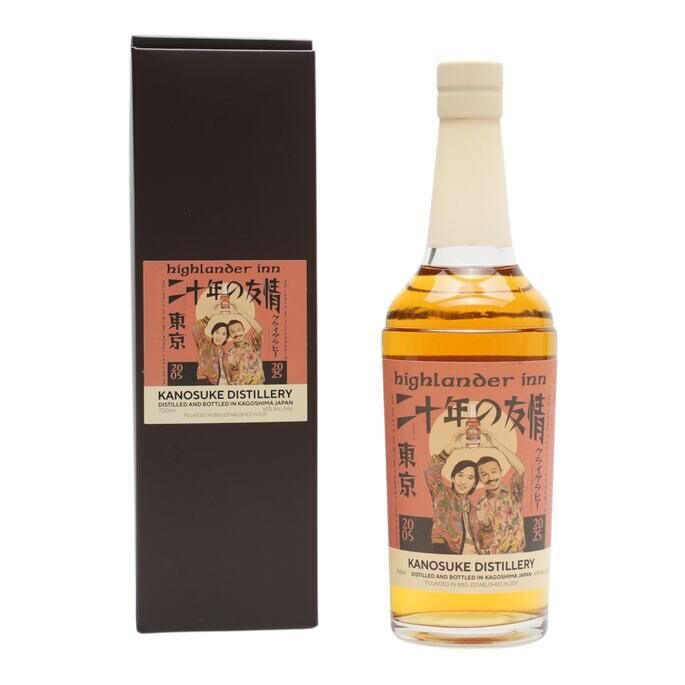 Kanosuke 20 Years of Friendship, Bourbon Cask, Cask #21056, 2021, Highlander Inn, 61% whisky bottle