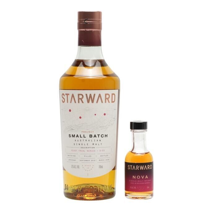 Starward Yeast Trial Series D-53 Small Batch, Tawny Cask, 2024, 52% whisky bottle