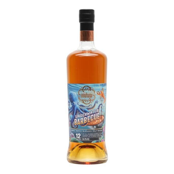 SMWS Underwater Barbecue 12 Year Old, Bourbon & Oloroso Cask, Batch No. 24, 2011, The Scotch Malt Whisky Society, 50% whisky bottle