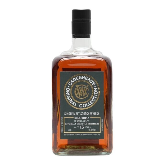 Kilkerran Original Collection 13 Year Old, Bourbon & Ruby Port Cask, 2011, Cadenhead's, 46%, 70cl whisky bottle