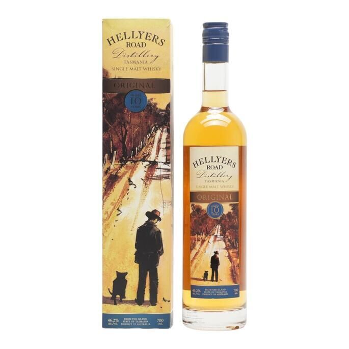 Hellyers Road Original 10 Year Old, Bourbon Cask, 46.2% whisky bottle