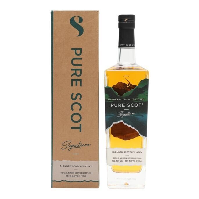 Pure Scot Signature Blended Scotch, 40% whisky bottle