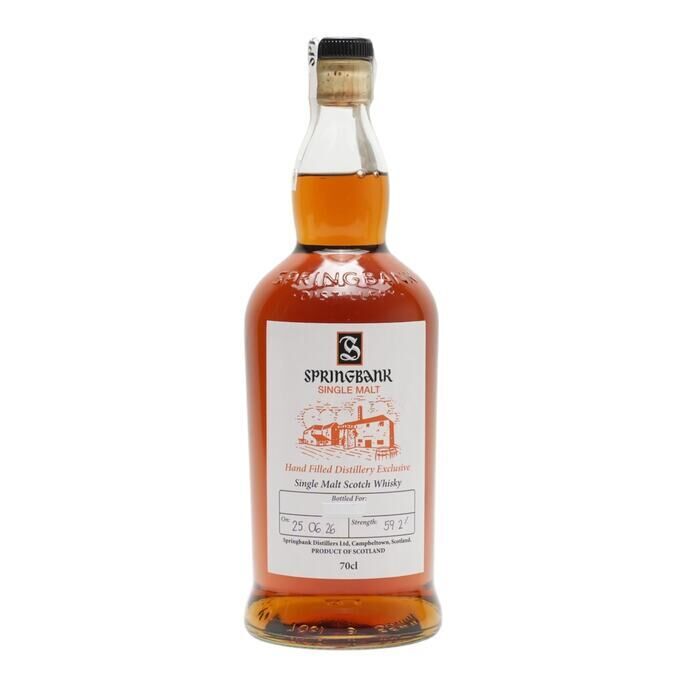 Springbank Hand Filled Distillery Exclusive, 2026, 59.2% whisky bottle