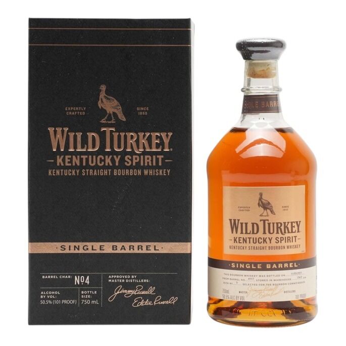 Wild Turkey Kentucky Spirit Single Barrel, Cask #4117, 2025, 50.5% whisky bottle