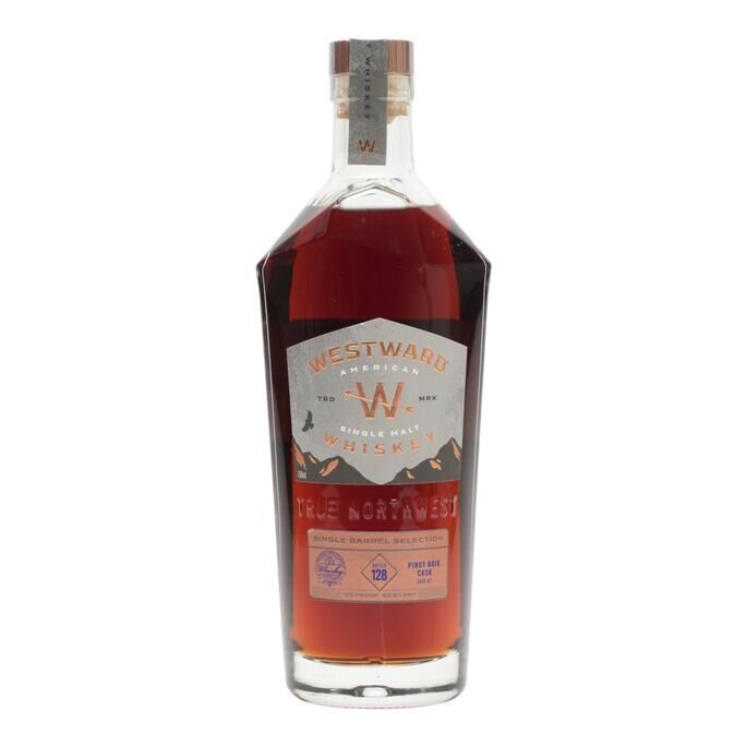 Westward Single Barrel Selection, Pinot Noir Cask, 2021, 62.5% whisky bottle