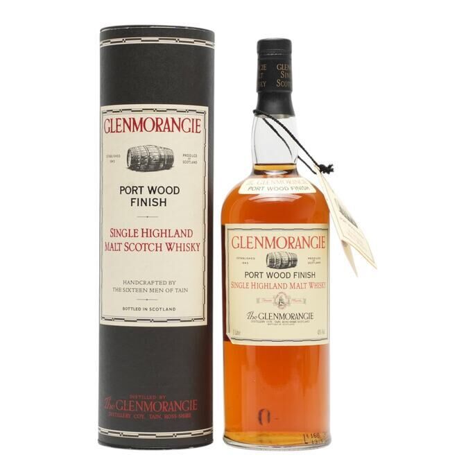 Glenmorangie Port Wood Finish 12 Year Old, American Oak & Port Cask, 1994, 43% whisky bottle