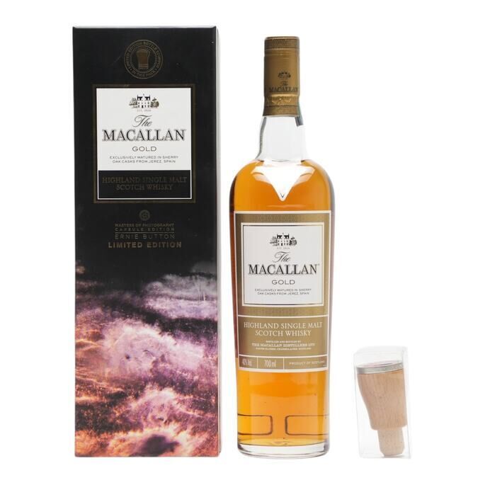 Macallan Gold Masters of Photography - Ernie Button, Sherry Oak Cask, 2016, 40% whisky bottle