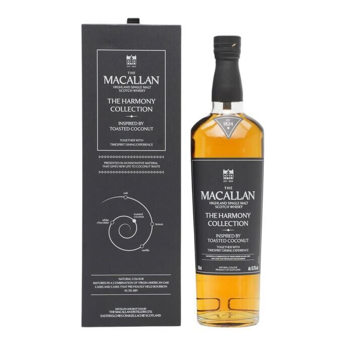 Macallan The Harmony Collection Inspired by Toasted Coconut, Bourbon & Virgin American Oak Cask, 2026, 43.3%