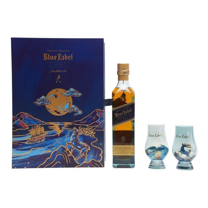 Johnnie Walker Blue Label Forward With Fortune, 40% whisky bottle