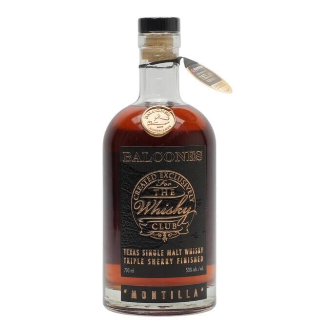 Balcones Montilla Triple Sherry Finished, Sherry Cask, Batch No. AWC23-1, 2023, 53% whisky bottle